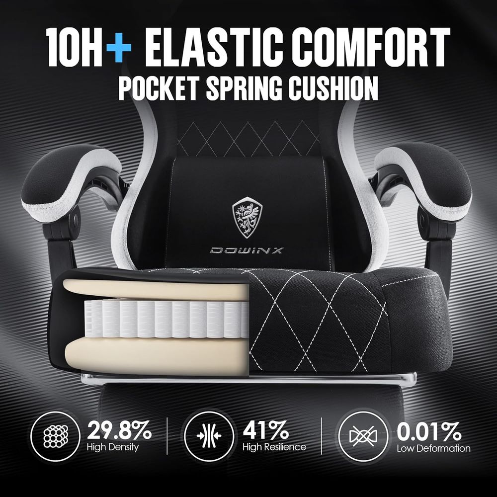 abric Gaming Chair, Ergonomic  - đánh giá và giá Video Gaming & Esports Usd Acc
