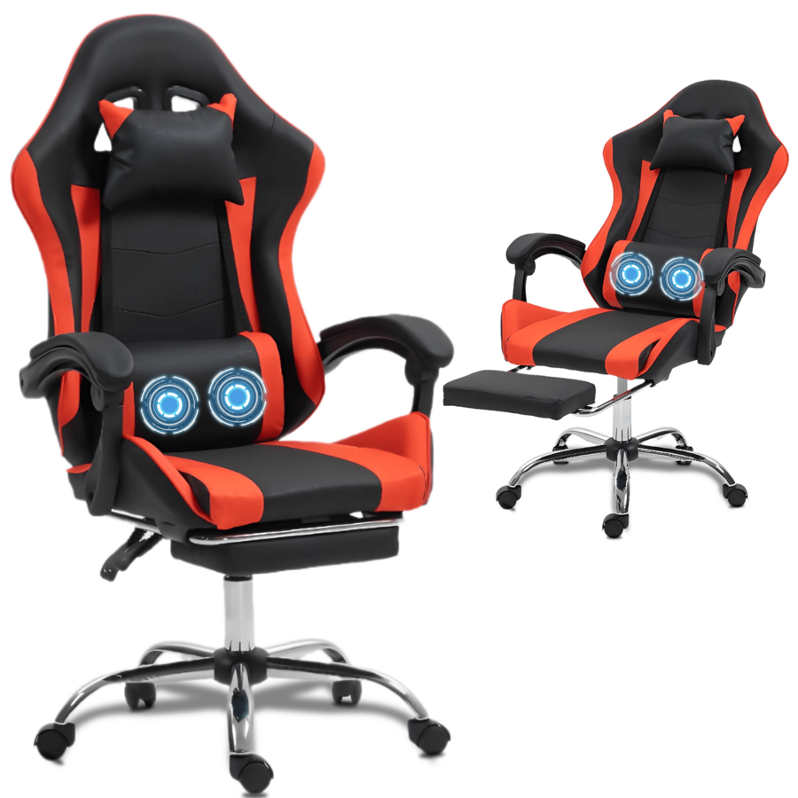 Gaming Chair With Massage Lumb - đánh giá và giá Video Gaming & Esports Usd Acc