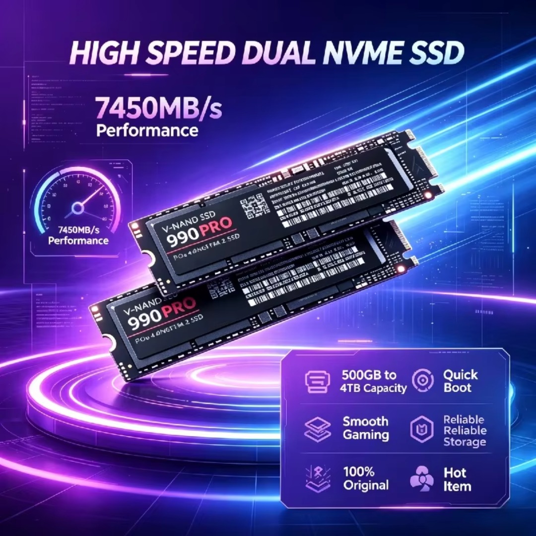 SAMSUNG 990 PRO M.2 2280 NVMe  - đánh giá và giá Samsung Ssd 990 Pro